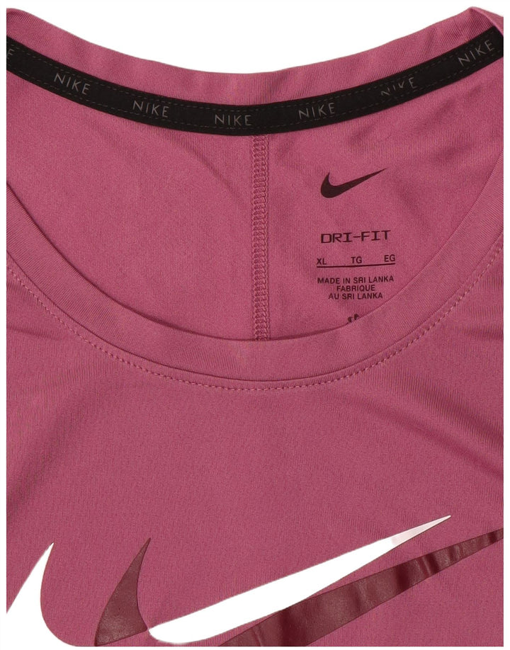 Tricou grafic pentru femei Dri Fit NIKE Top UK 18 XL roz