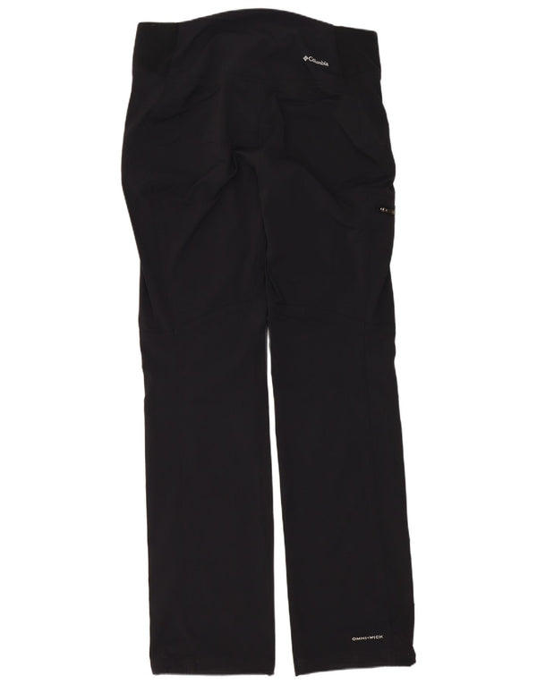 Columbia Omni-Wick Pantaloni drepti cargo pentru femei US 10 Large W32 L33 Negru