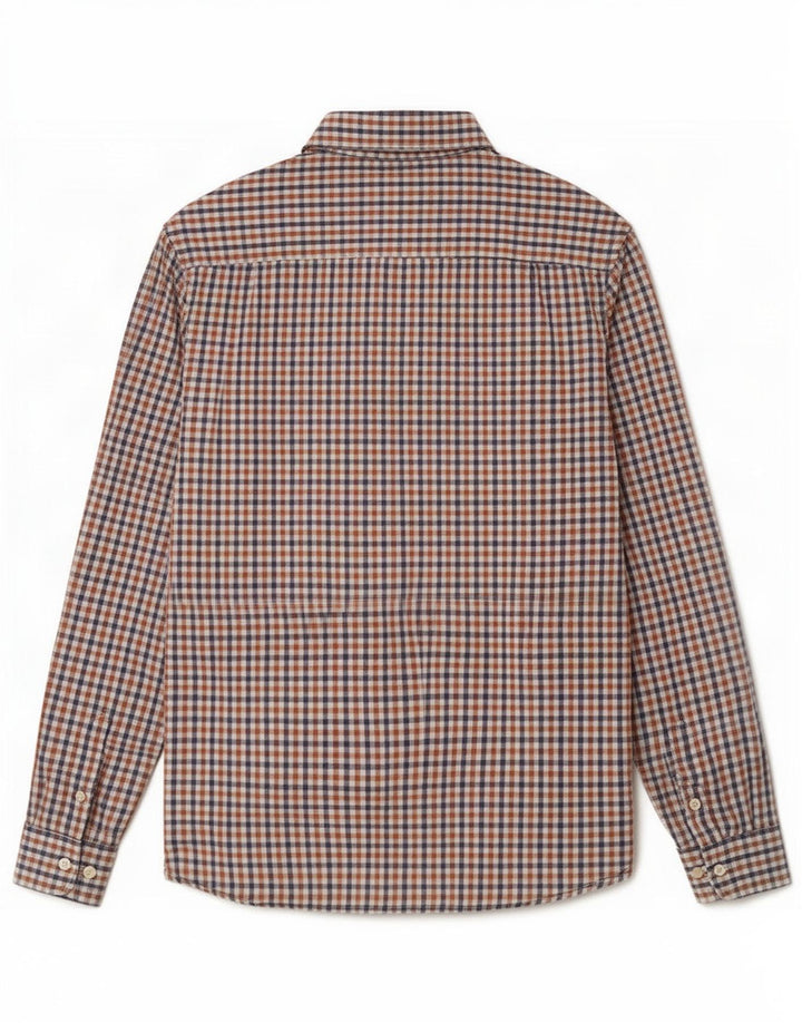 Harvey & Jones Cămașă de flanel pentru bărbați, mediu, multicolor, vichy
