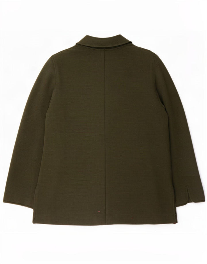Sacou blazer pentru femei Luisa Spagnoli cu 1 nasture UK 18 XL verde