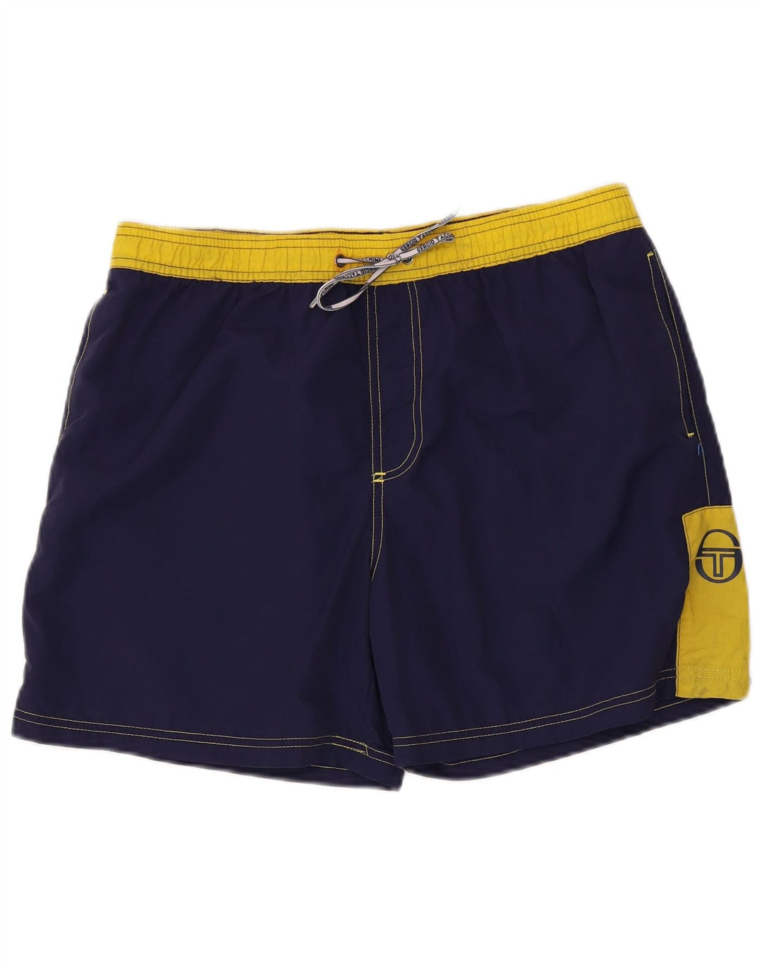 Sergio Tacchini Pantaloni scurți de înot pentru bărbați XL bleumarin din poliamidă color bloc
