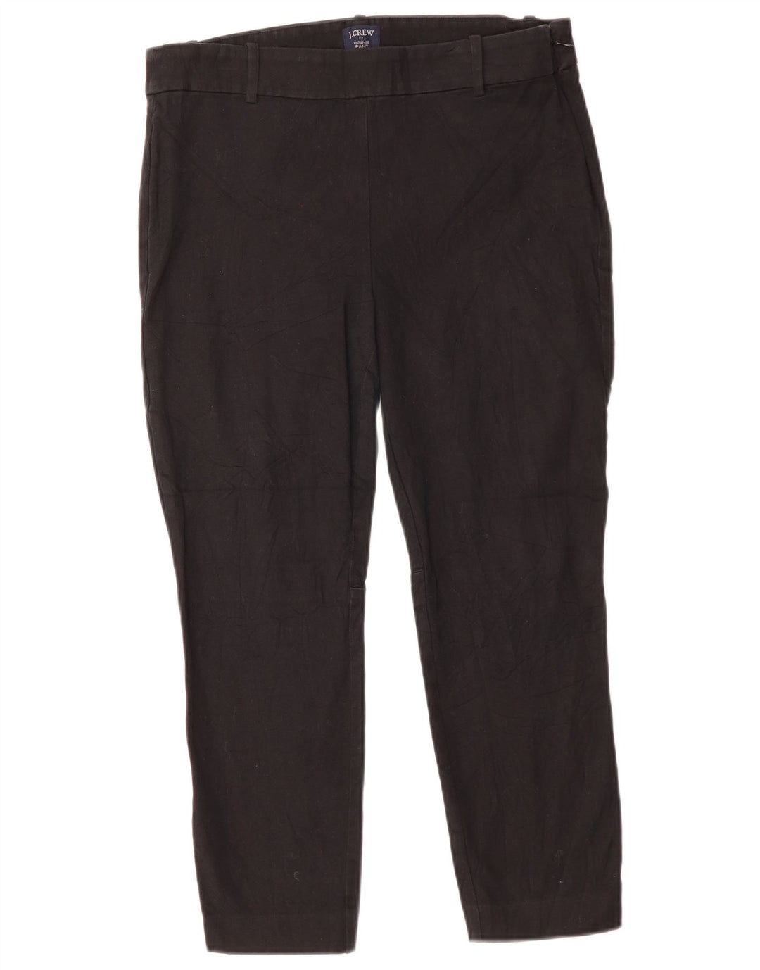 Pantaloni tăiați pentru femei J. Crew Winnie US 10 Large W32 L24 Bumbac negru