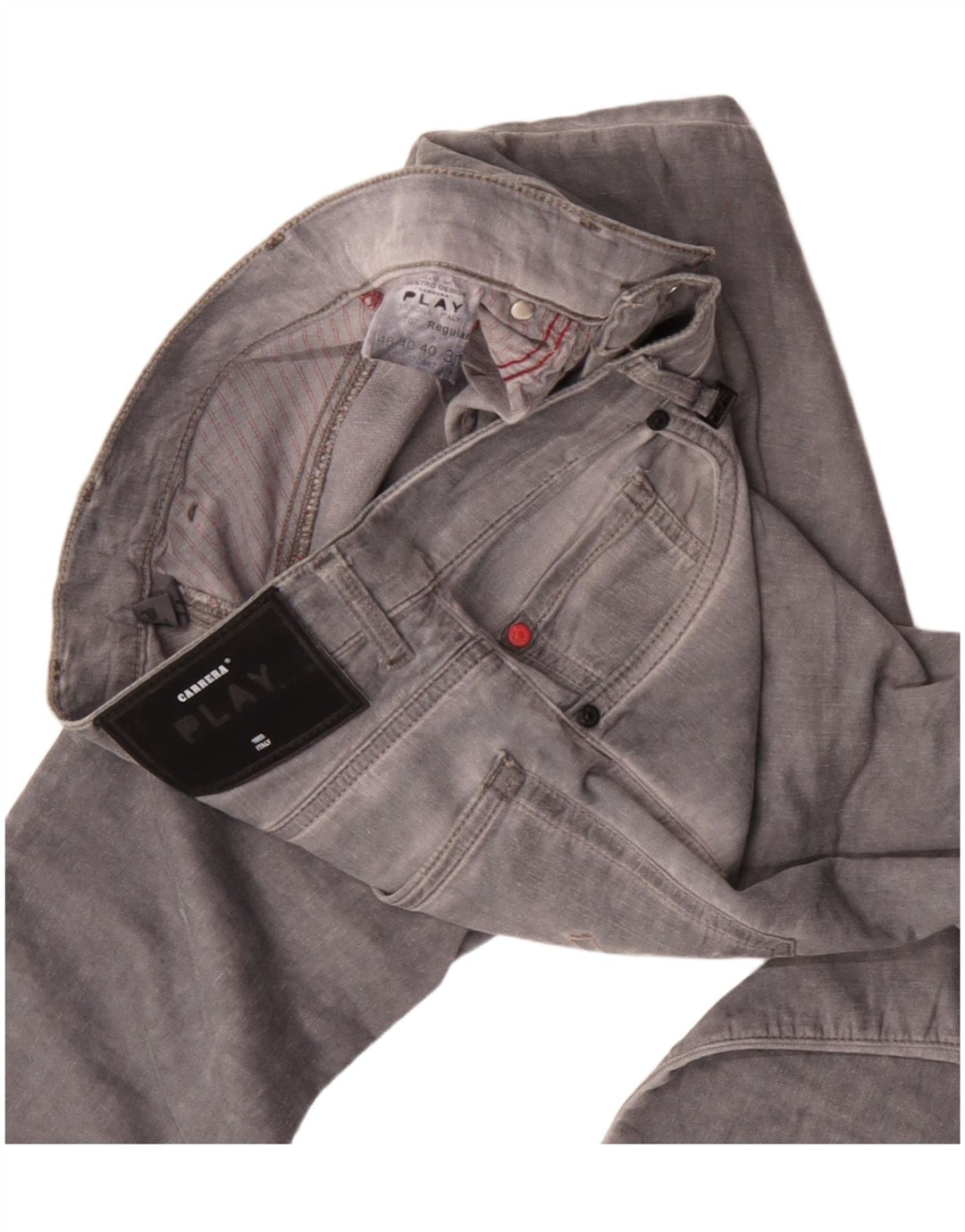 Blugi slim pentru bărbați Carrera W31 L34 bumbac gri