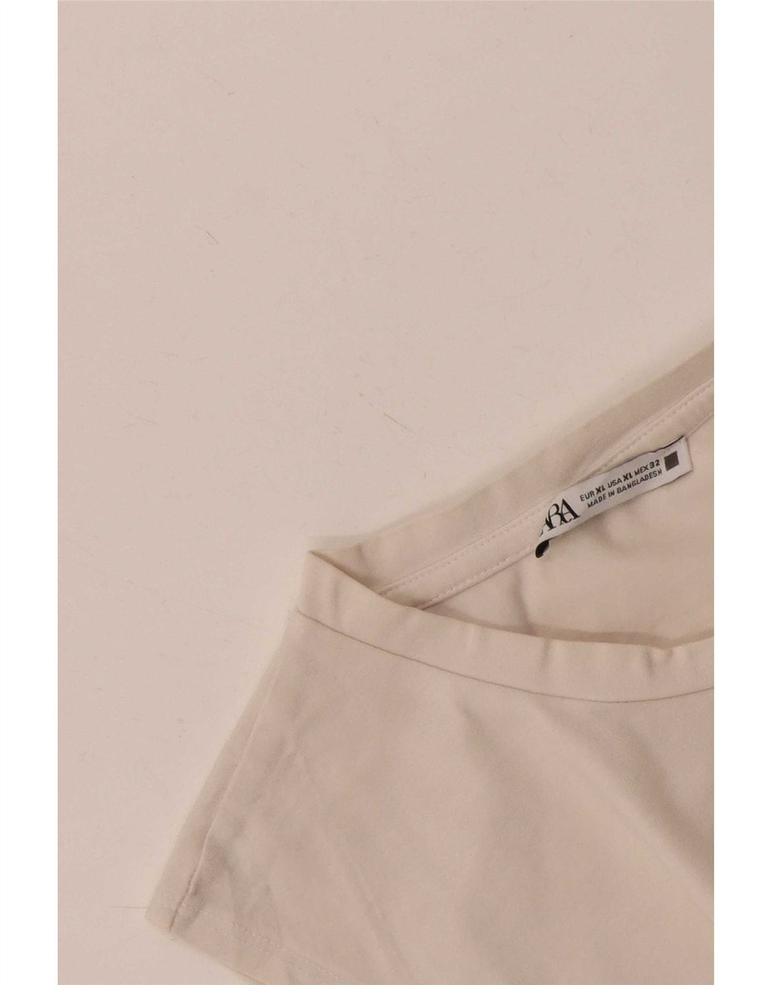Top cu vestă pentru femei Zara UK 18 XL Alb
