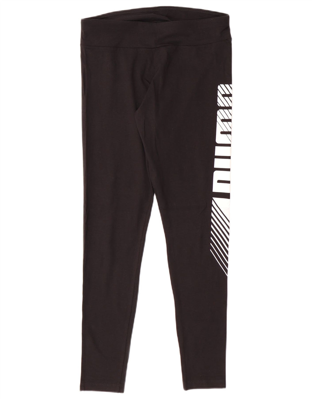 Leggings grafic PUMA pentru femei UK 12, bumbac mediu negru