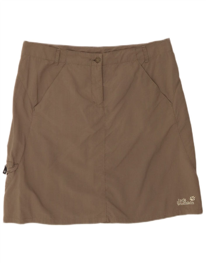 Fusta mini cargo pentru femei JACK WOLFSKIN UK 14/16 mare W34 poliamidă gri