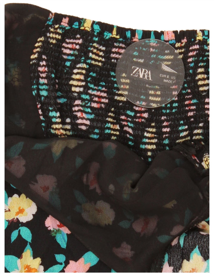 Costum pentru femei Zara UK 8 Small Black Floral