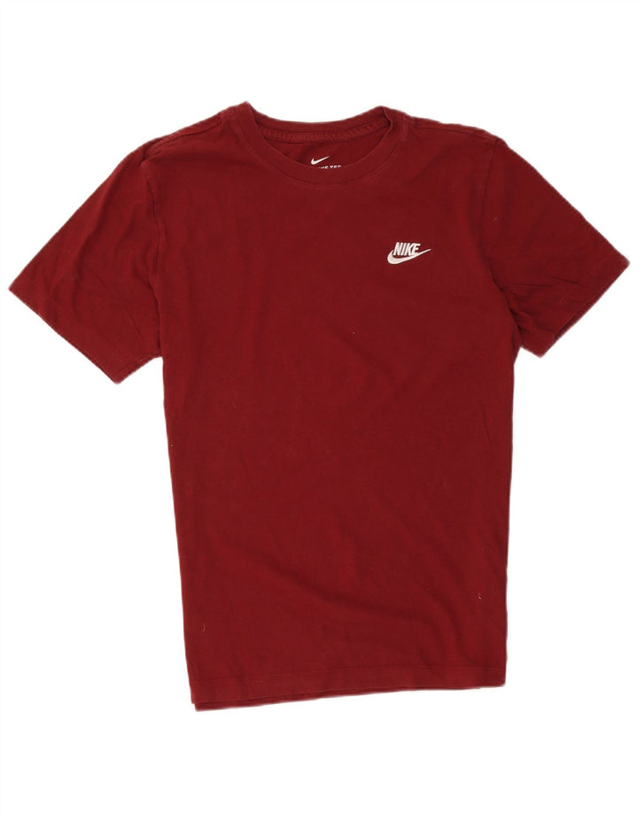 Tricou pentru bărbați Nike Top din bumbac roșu mediu
