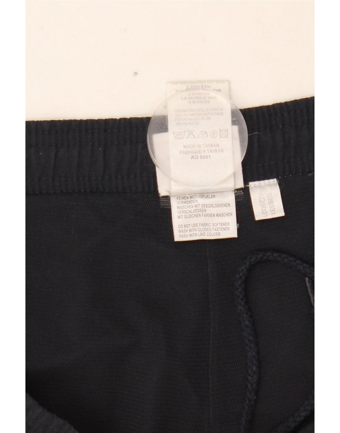 Pantaloni de trening pentru bărbați Adidas XL, poliester cu dungi, albastru bleumarin
