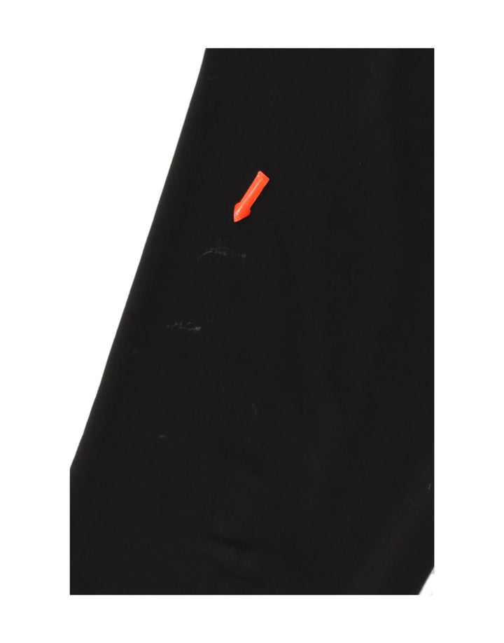 FILA Womens Classics Crop Leggings UK 16 Large Black Polyester Vintage Fila and Second-Hand Fila from Messina Hembry 