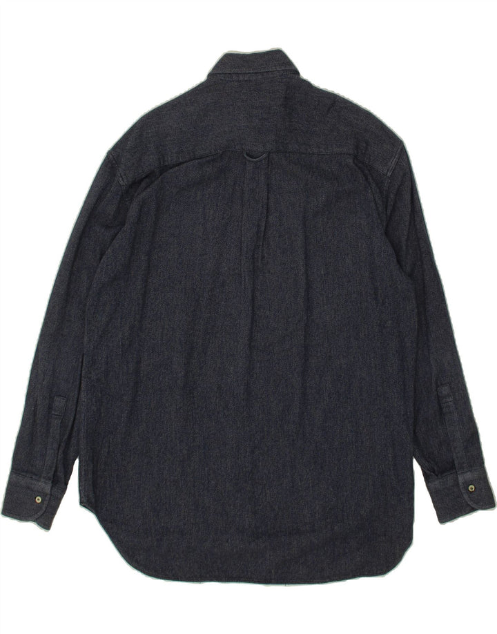 WAMPUM Mens Shirt Large Navy Blue Vintage Wampum and Second-Hand Wampum from Messina Hembry 