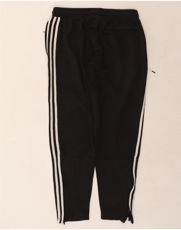 Pantaloni de trening Adidas pentru bărbați, mari, negru, bumbac