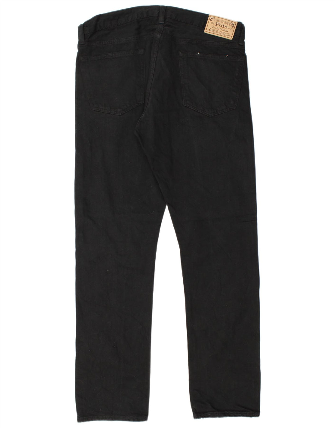POLO RALPH LAUREN Pantaloni casual drepti pentru bărbați L34 L32 bumbac negru
