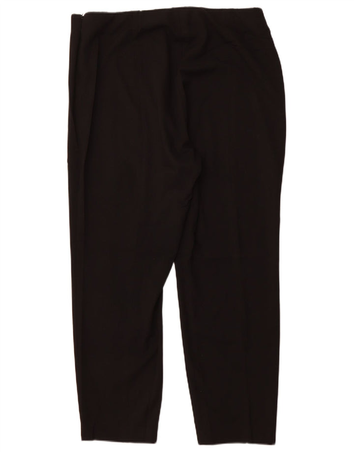 CALVIN KLEIN Pantaloni slim casual pentru femei US 14 XL W34 L27 poliester negru