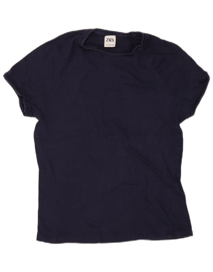 Tricou pentru bărbați Zara Top Mic Bleumarin