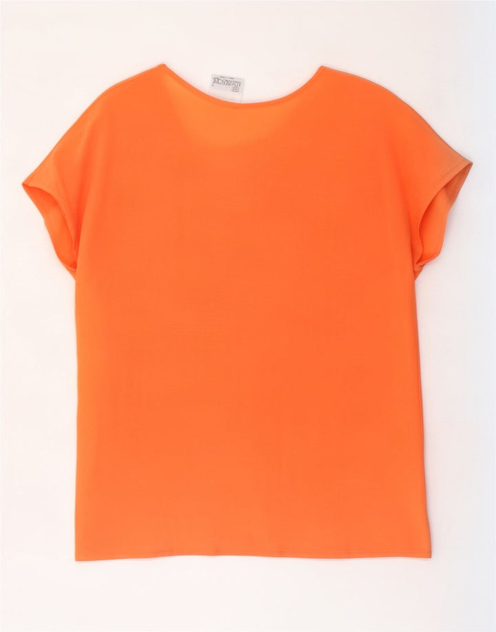 Bluză Vintage Femei Top IT 44 Medium Orange