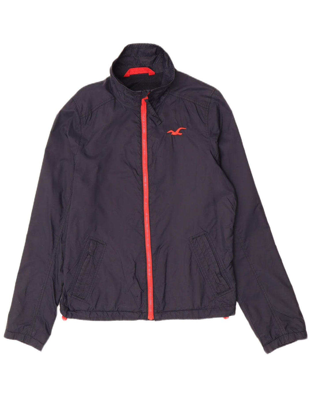 Jachetă de ploaie Hollister pentru bărbați UK 38 Medium Navy Blue Marine