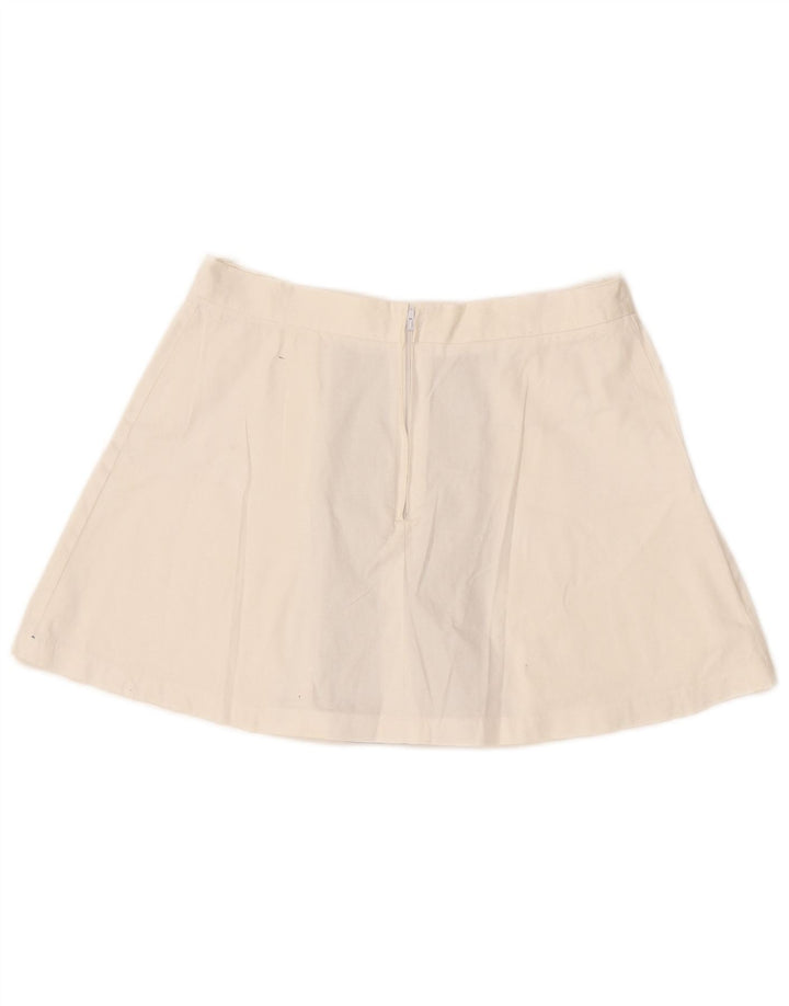 Fusta mini vintage pentru femei W30 Medium Bleumarin Colorblock