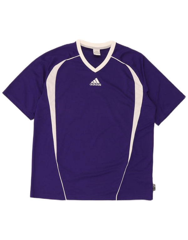 Tricou pentru bărbați Adidas Clima 365 Top mare violet din poliester color bloc
