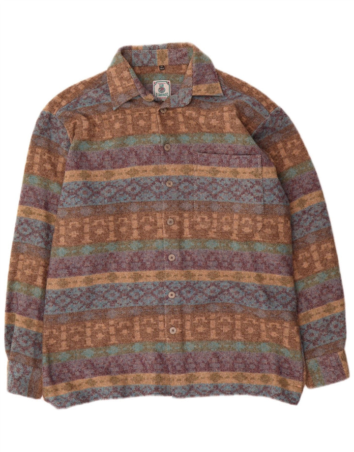 Cămașă de flanel pentru bărbați Club D'Amingo Mărimea 38/40 Mediu Multicolore Fair Isle