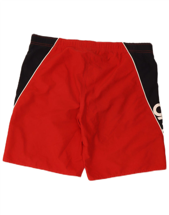 Pantaloni scurți sport grafic O'Neill pentru bărbați, roșu, poliester color bloc