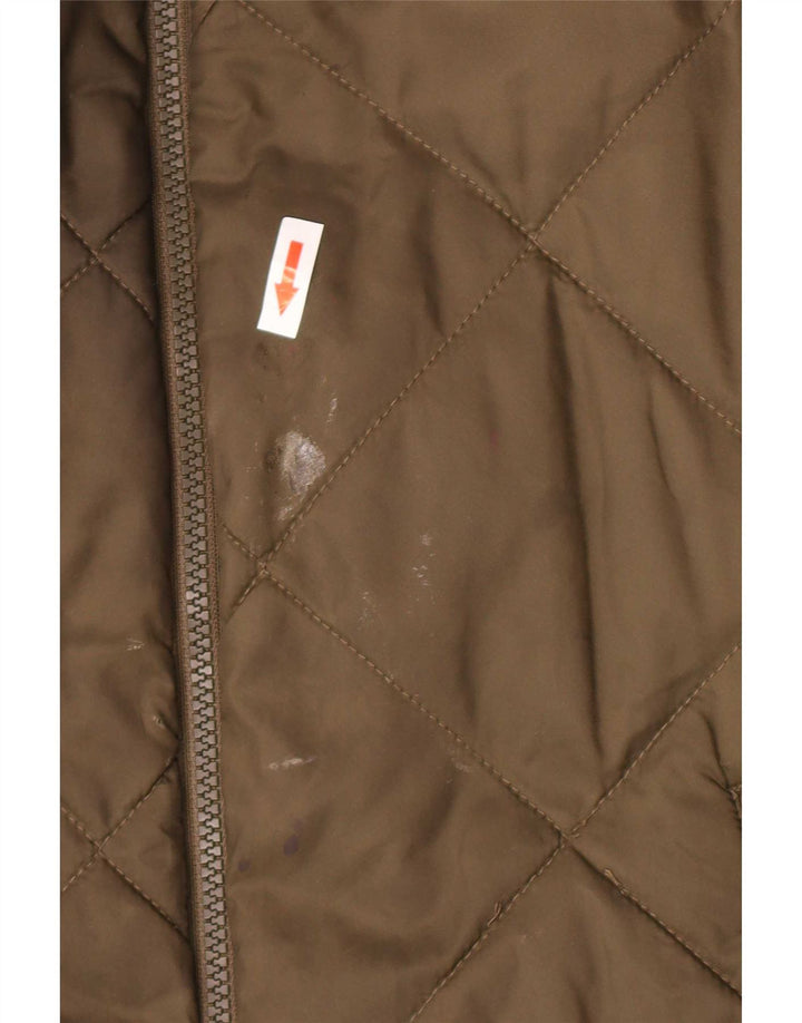 Barbour Gilet matlasat pentru bărbați UK 42 XL Kaki Poliamidă