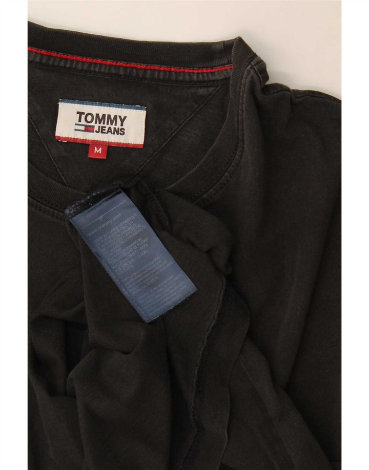 Tricou pentru bărbați Tommy Hilfiger Top mediu negru bumbac
