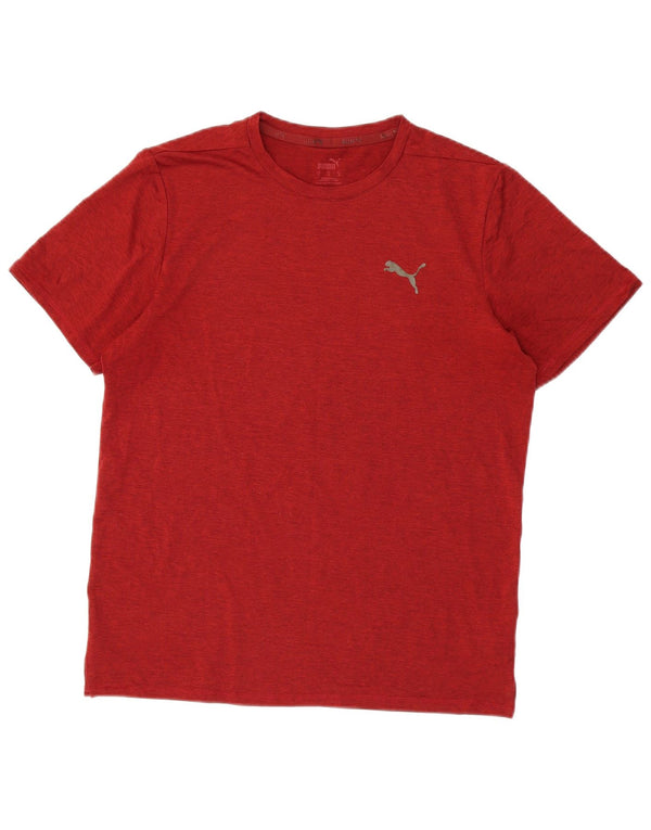 Tricou pentru bărbați Puma Top Medium Red Poliester