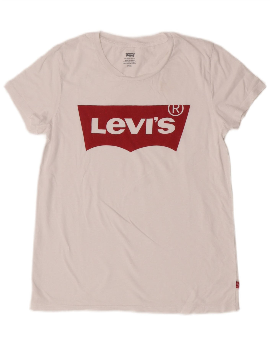 Tricou grafic Levi's pentru femei Top UK 10 Small White
