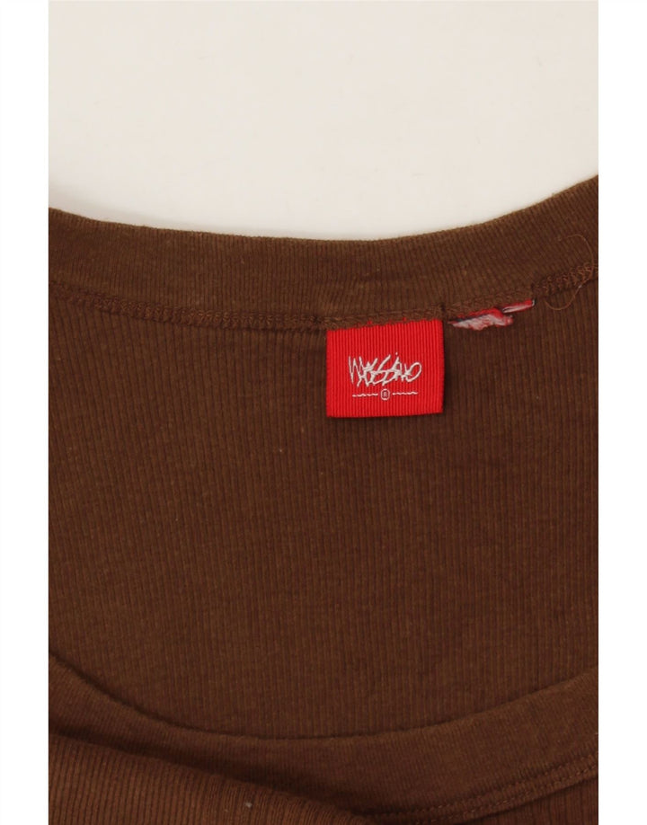 MOSSIMO Womens Vest Top UK 12 Medium Brown Vintage Mossimo and Second-Hand Mossimo from Messina Hembry 