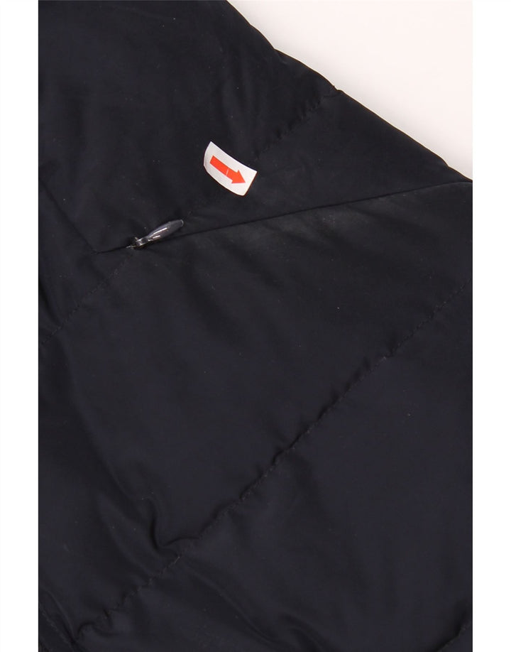 Palton căptușit cu glugă pentru fete Armani Junior 13-14 ani poliester bleumarin