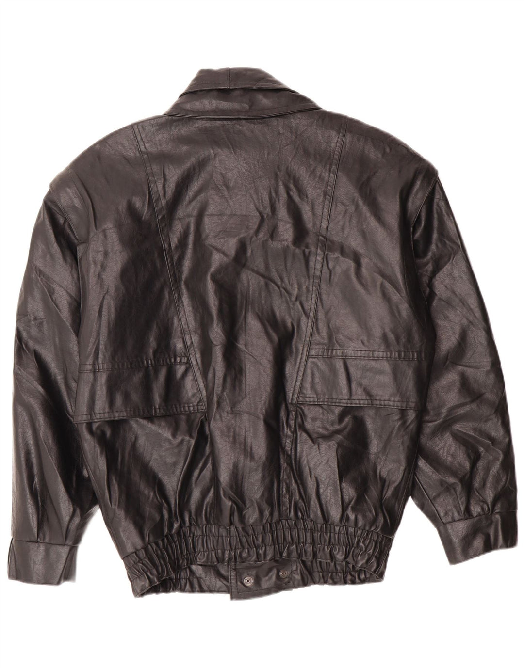 Jachetă de piele pentru bărbați VINTAGE UK 36 Small Black