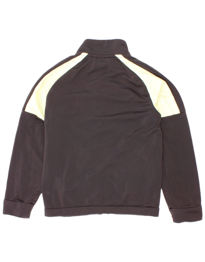Jachetă de trening Puma pentru băieți 7-8 ani, negru, poliester color bloc