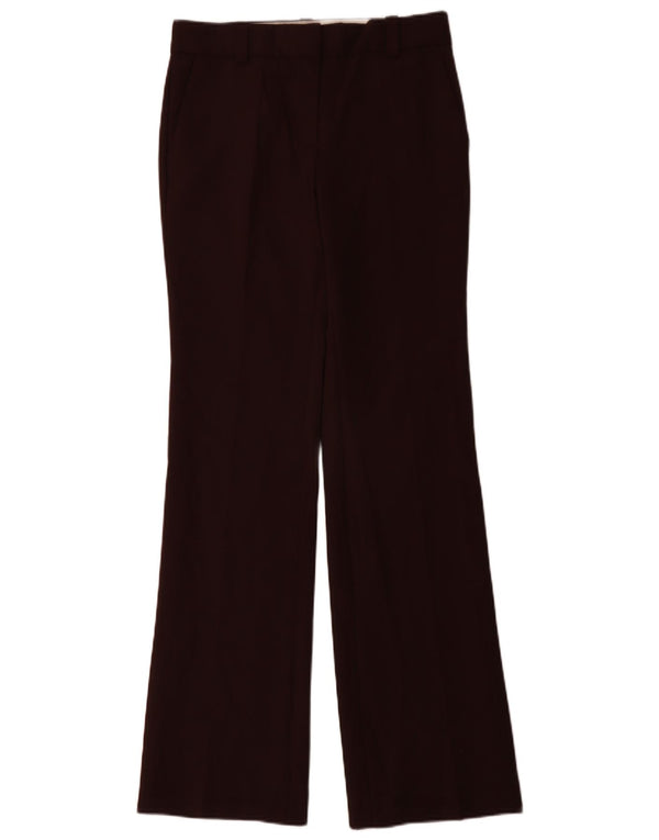 Massimo Dutti Pantaloni evazați pentru damă EU 36 XS W26 L34 Maro Poliester