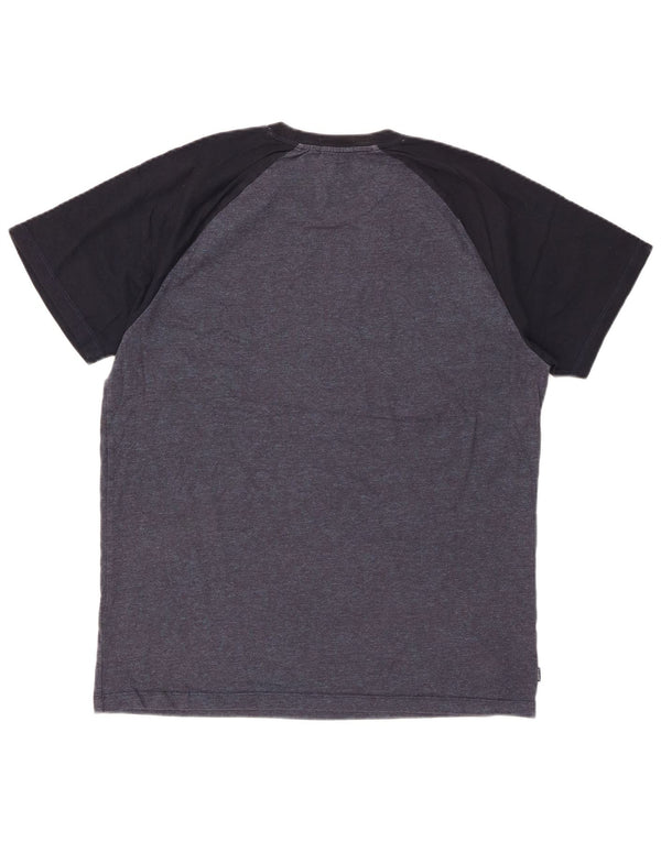 SUPERDRY Tricou Bărbați Top 2XL Bleumarin Bumbac Colorblock