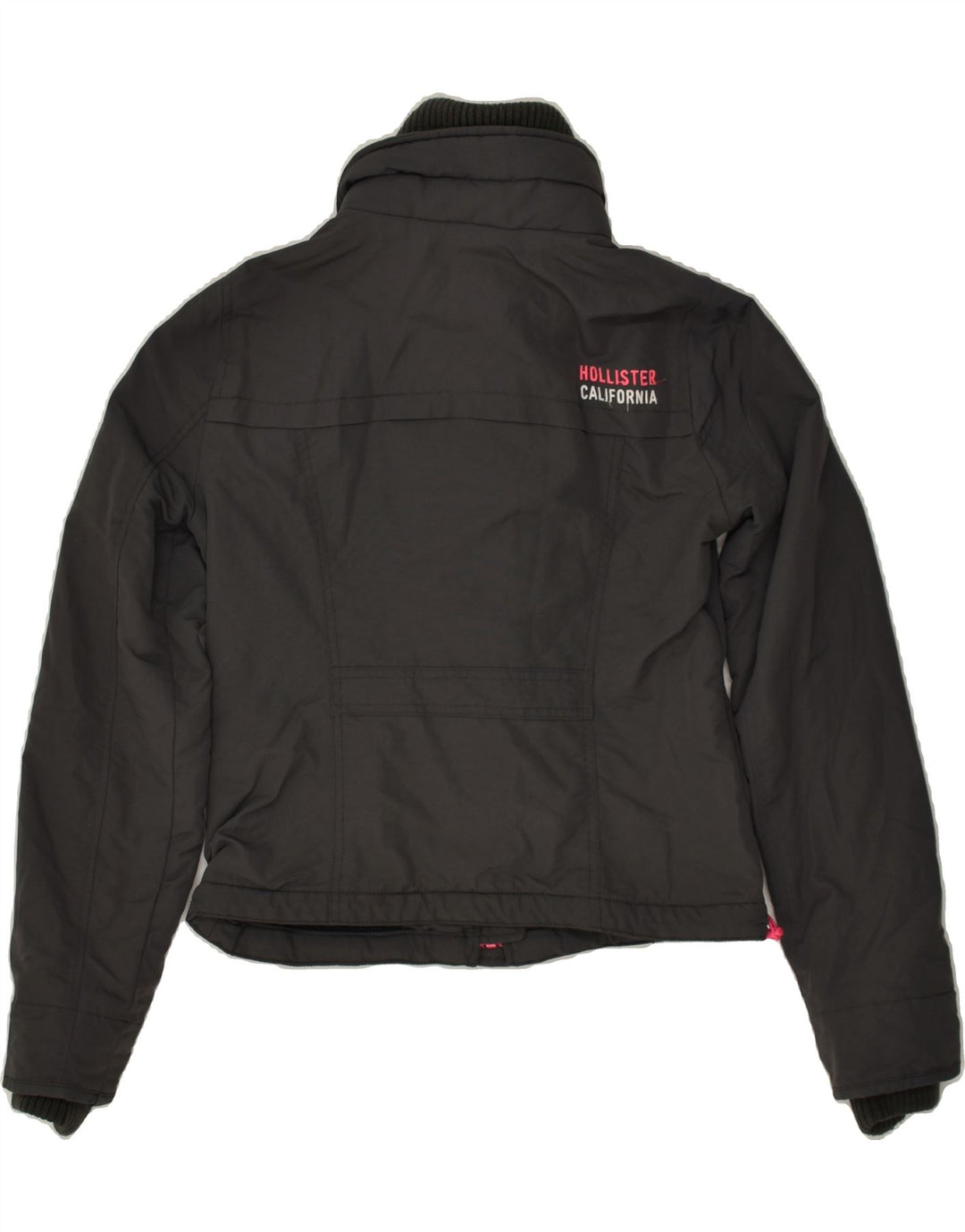 Jachetă Windbreaker pentru femei HOLLISTER UK 10 Small Gri Poliester