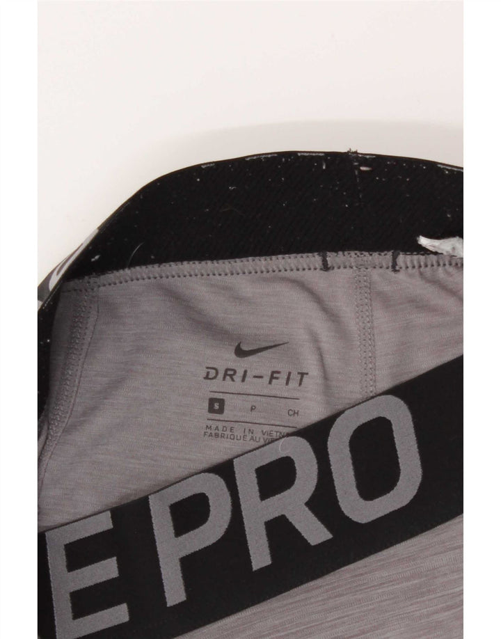Leggings grafic Nike pentru femei UK 8, gri mic, color block