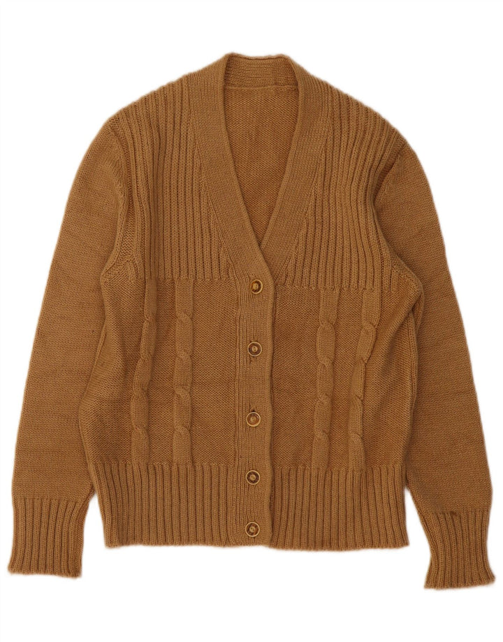 Pulover cardigan pentru femei VINTAGE UK 12 Bej mediu