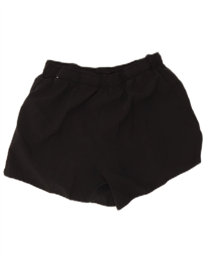 Pantaloni scurți sport Nike Dri Fit pentru femei UK 8 Small Negru Poliester