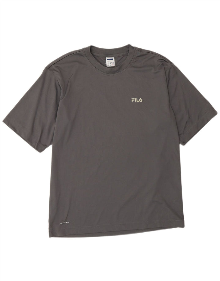 Tricou Bărbați Fila Top Mic Gri Poliester