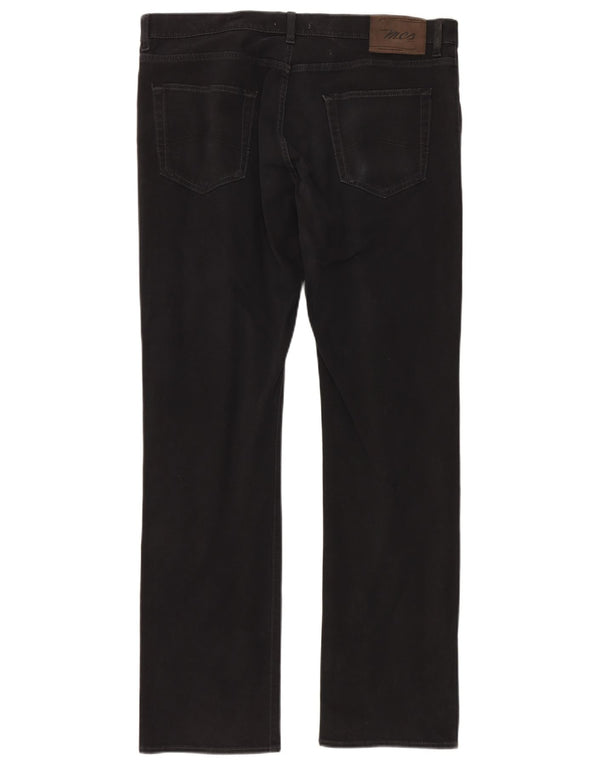 MARLBORO CLASSICS Blugi drepți cu ajustare normală pentru bărbați W36 L34 Bumbac negru