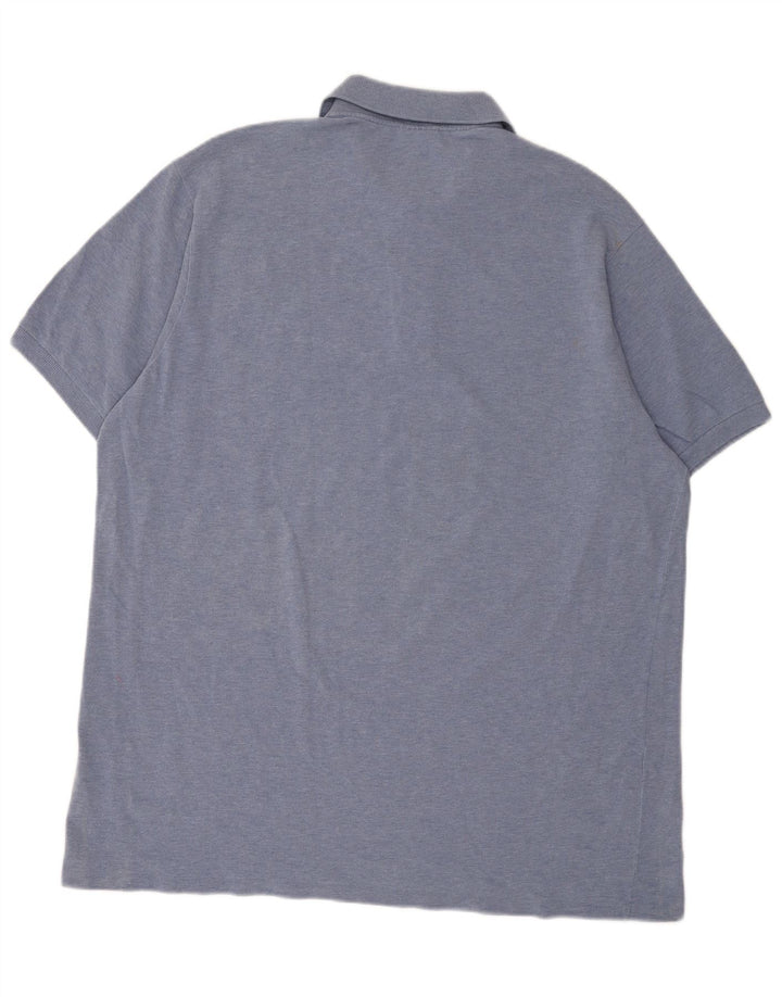Tricou polo pentru bărbați Lacoste Mărimea 7 2XL Bumbac albastru