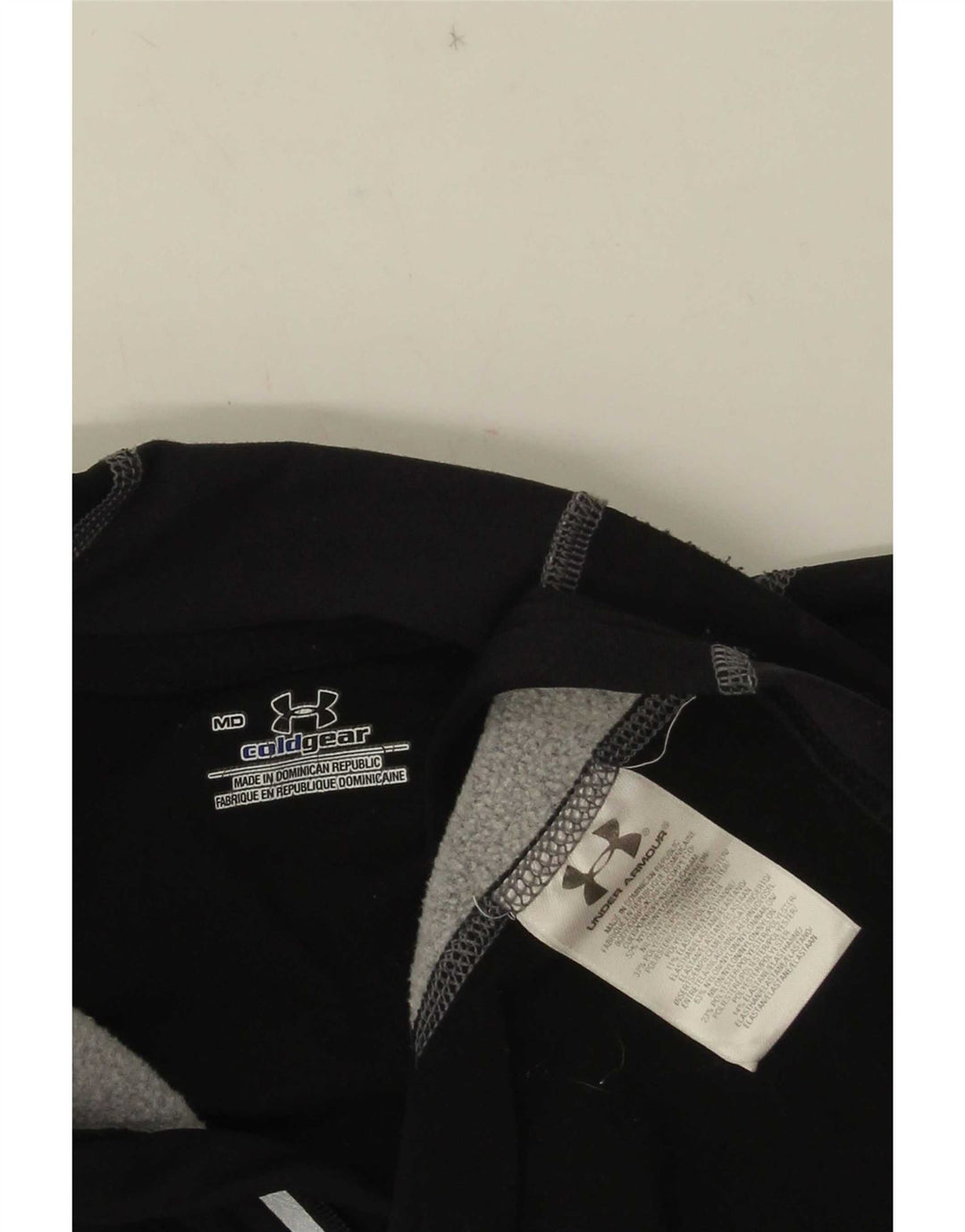 Top de trening Under Armour Cold Gear Graphic Pulover pentru bărbați, mediu negru