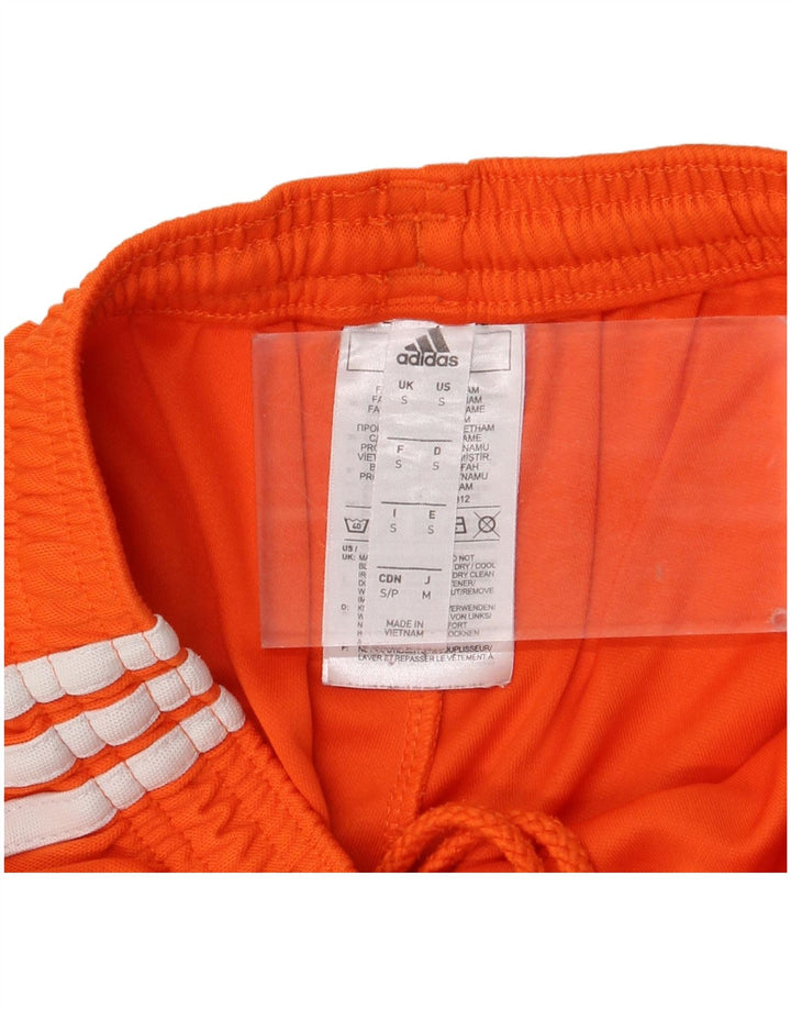 Pantaloni scurți sport Aeroready Adidas pentru bărbați, poliester portocaliu mic