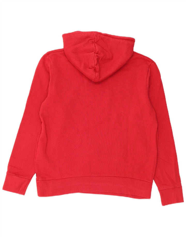 Pulover Levi's pentru bărbați cu capota, roșu mediu, bumbac