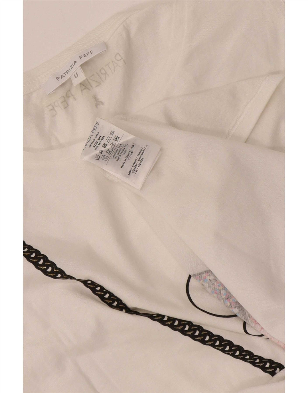 Patrizia Pepe Femei Graphic Vest Vest Top Marime Unică Bumbac Alb