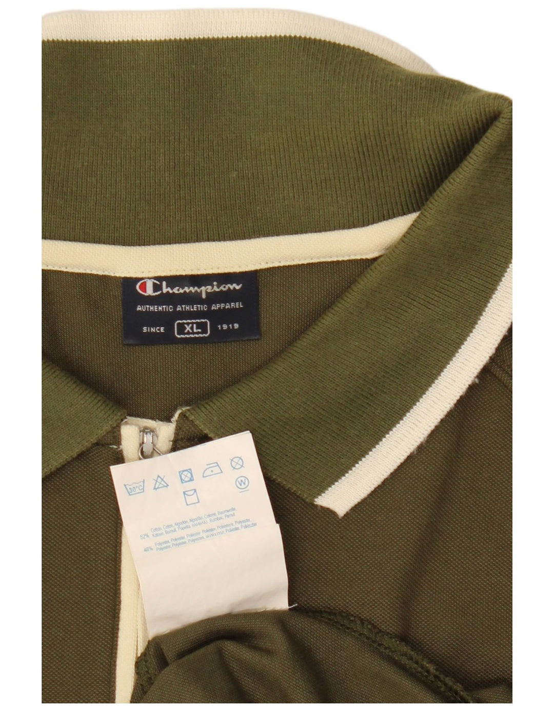 Tricou polo pentru bărbați Champion XL Kaki Bumbac