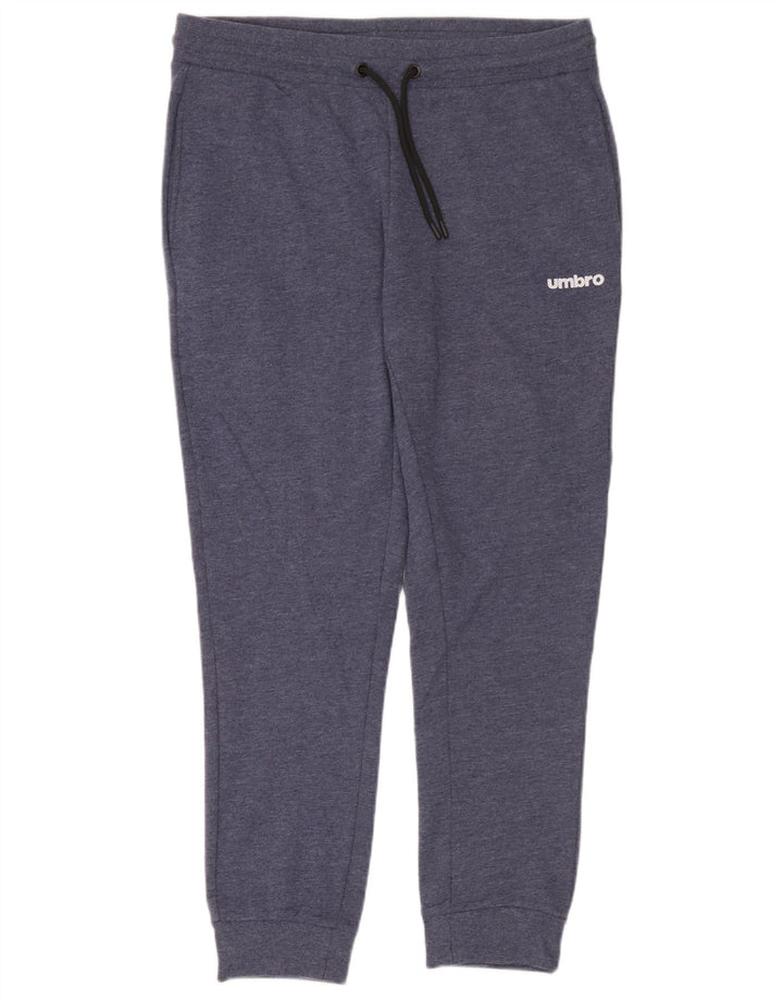 Pantaloni de trening Umbro pentru bărbați Joggeri mari, albastru, bumbac