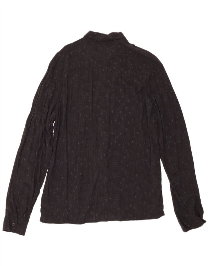 Cămașă Bărbați All Saints Mediu Negru Geometric Viscoză