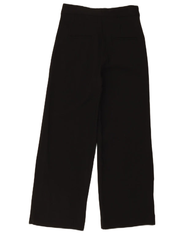 Massimo Dutti Pantaloni chino cu talie înaltă pentru femei EU 36 XS W26 L28 Negru